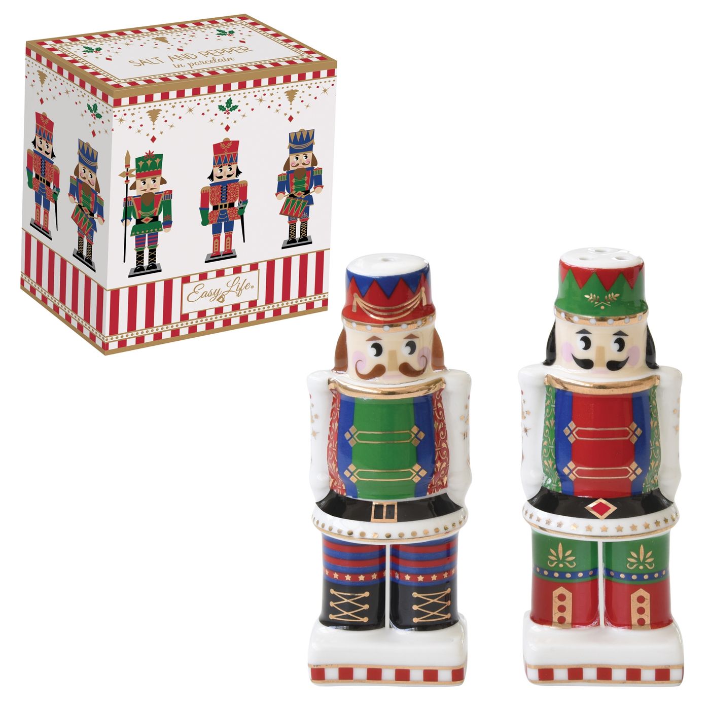 Salière et poivrière nutcracker
